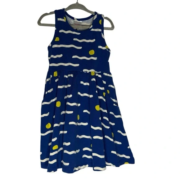 Hanna Andersson Sleeveless Playground Dress with Pockets size 4 - Picture 2 of 5